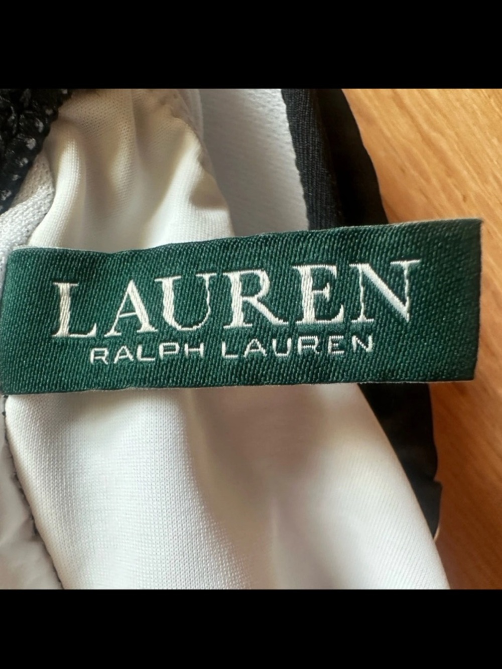 Lauren Ralph Lauren Deauville Striped Halter Swimsuit - Size 4 - Picture 7 of 7